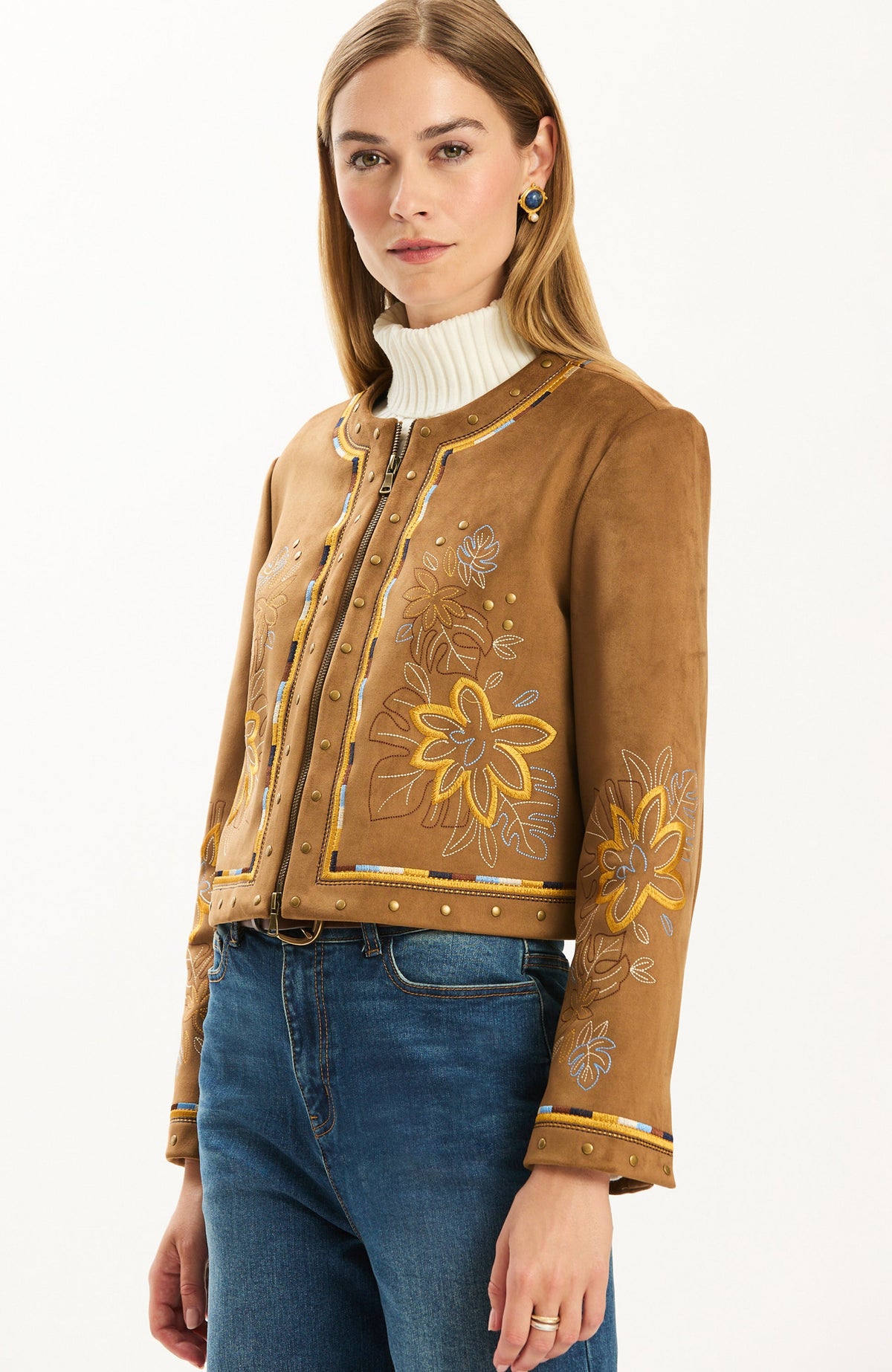 Laurie Double Faced Jacket - Dark Iced Coffee