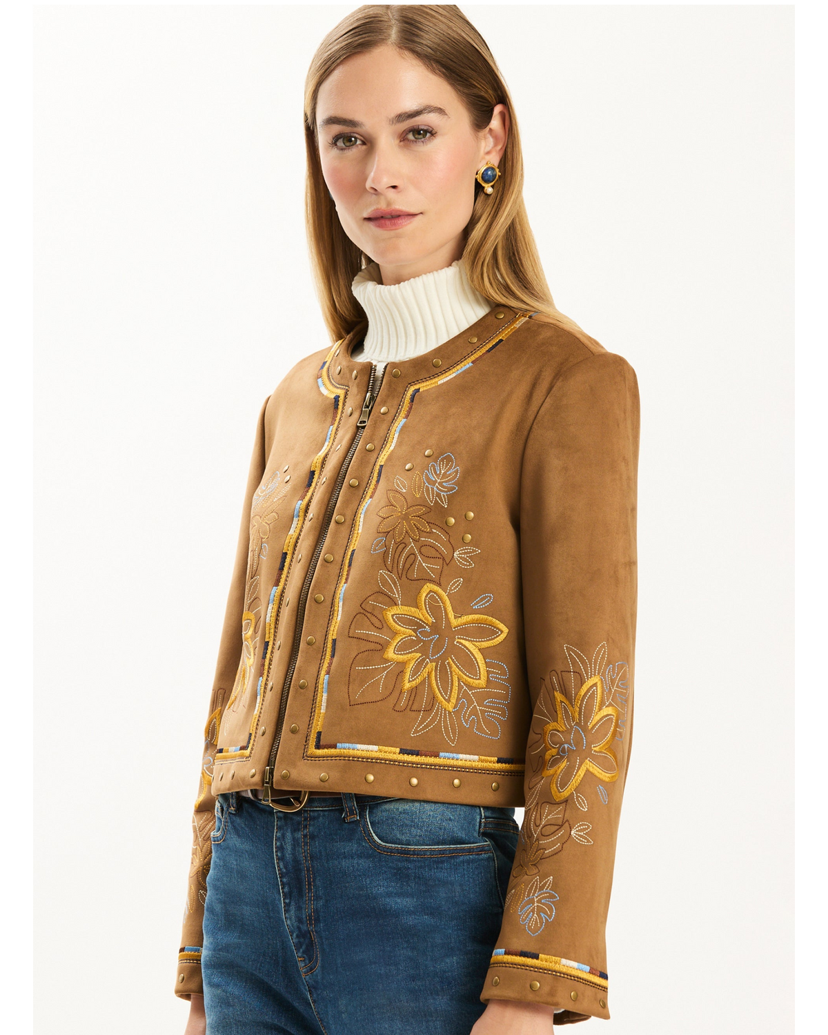 Laurie Double Faced Jacket - Dark Iced Coffee