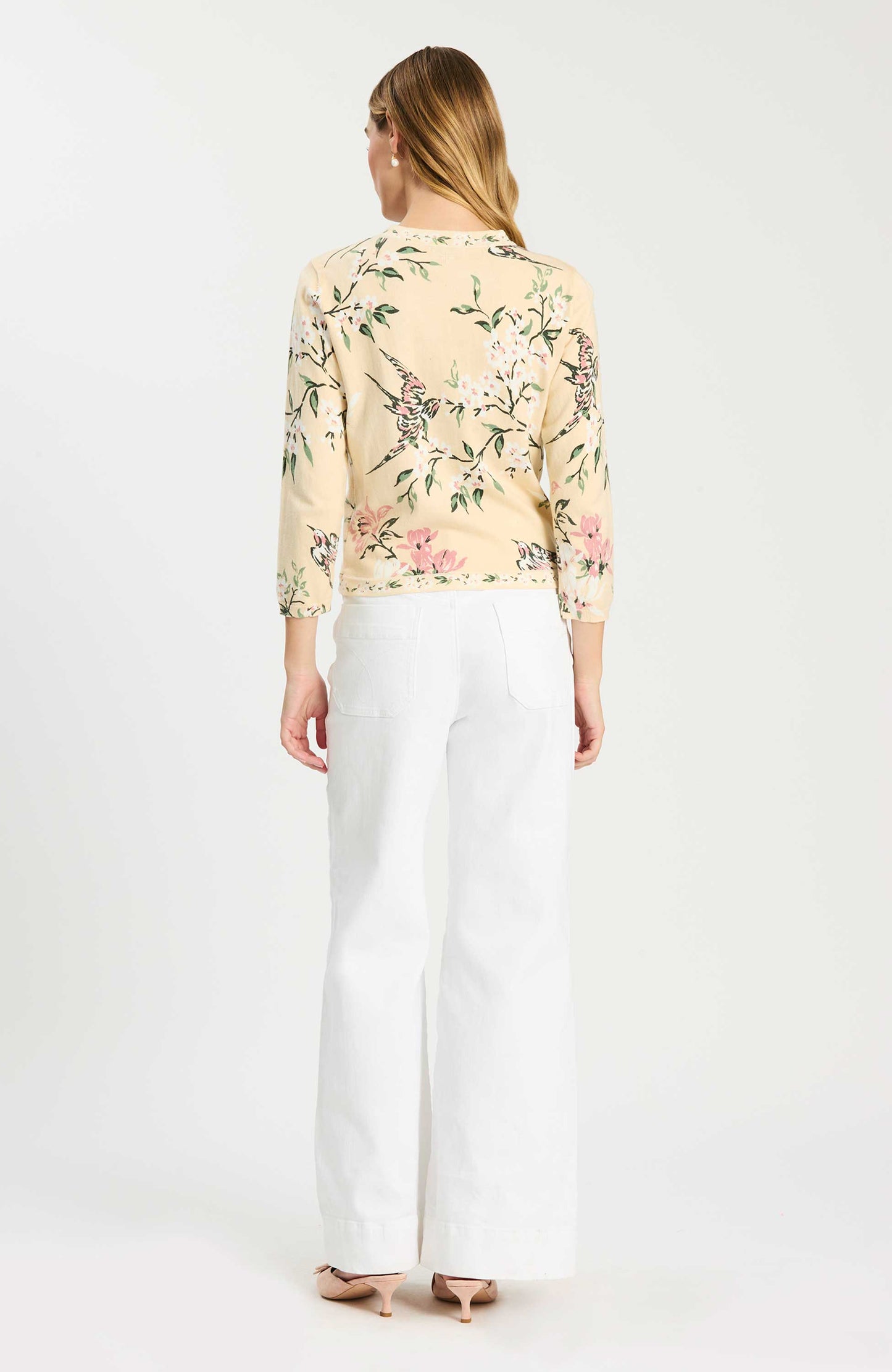 Cindy Pearl Neck Cardigan