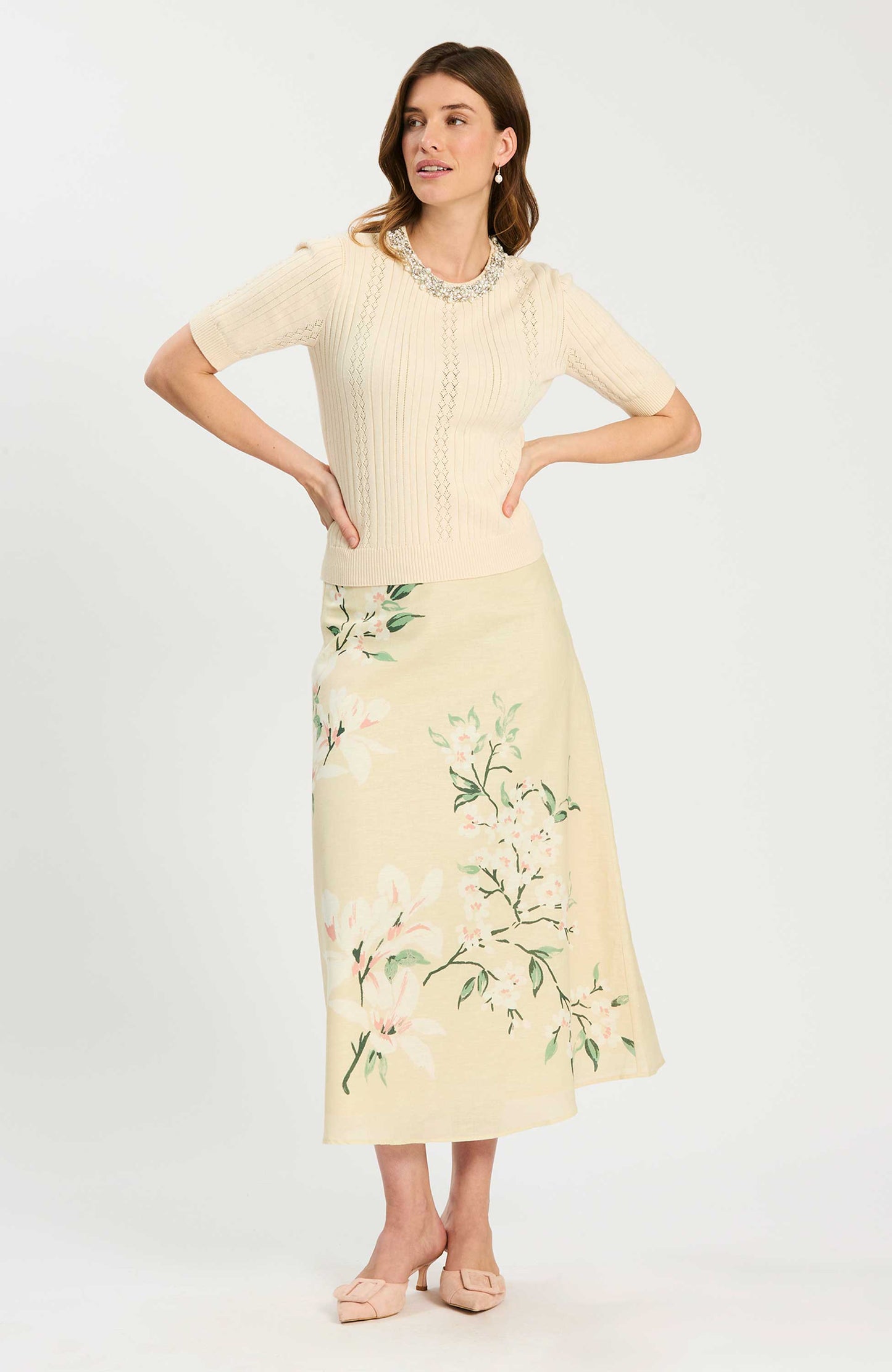 Valentina Starling Floral Skirt