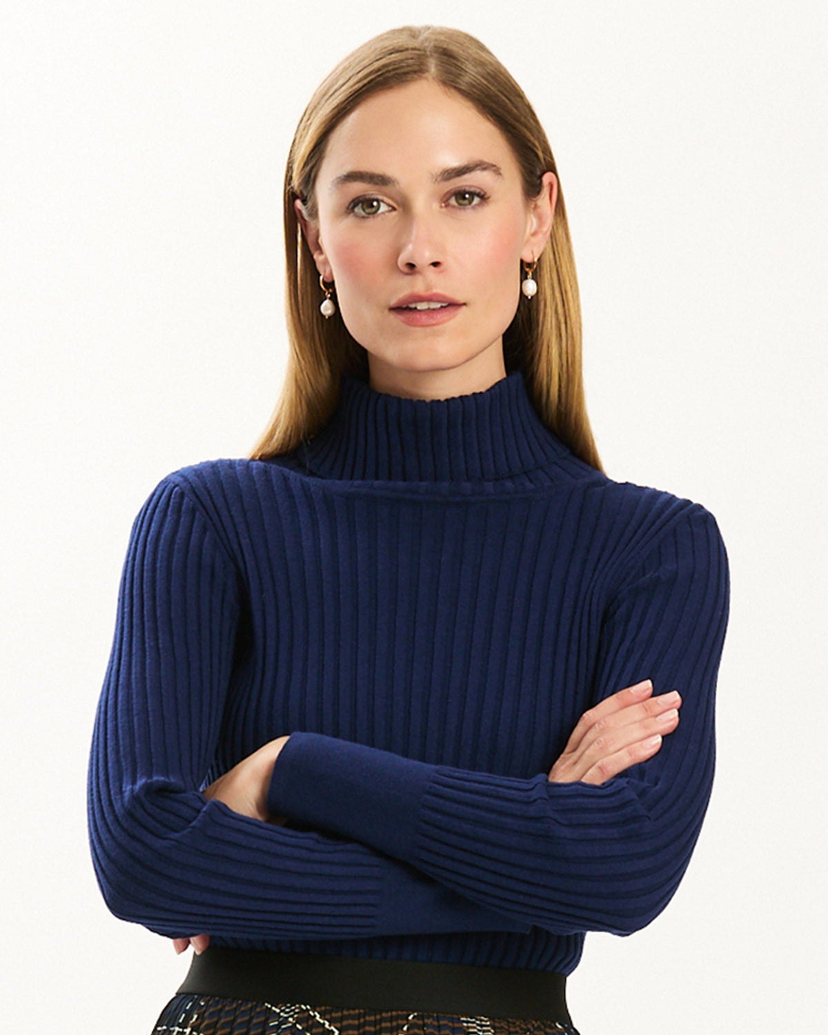 Cotton Cashmere Turtleneck