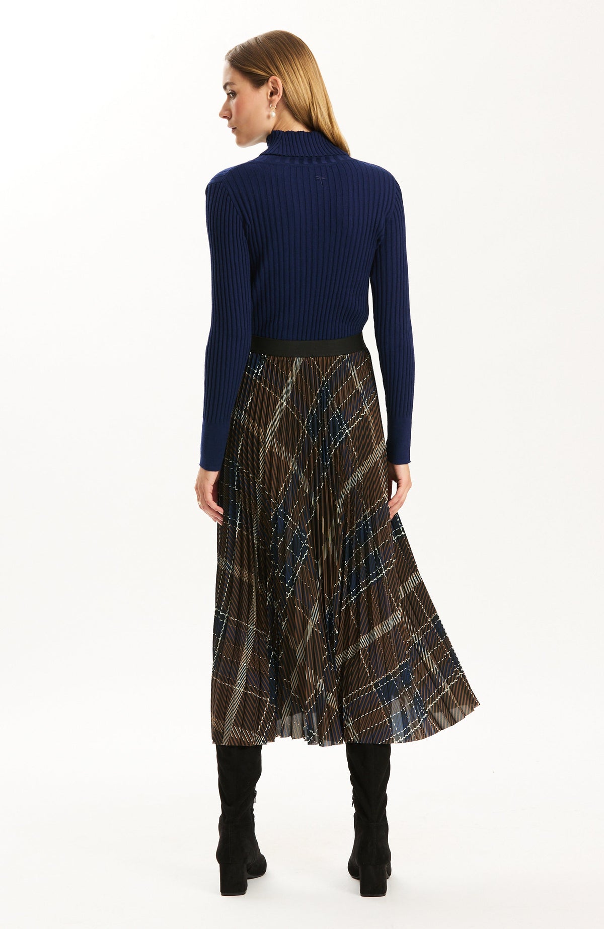 Cara Pleat Skirt - Multi