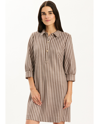 Kat Knit Plaid - Demitasse