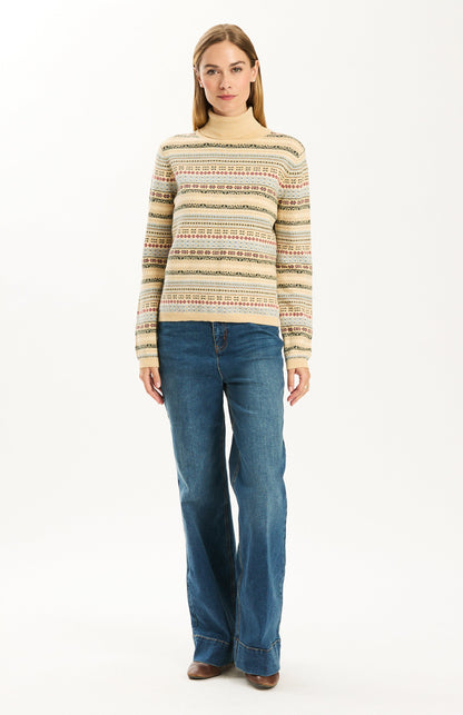 Jen Fair Isle Turtleneck Sweater