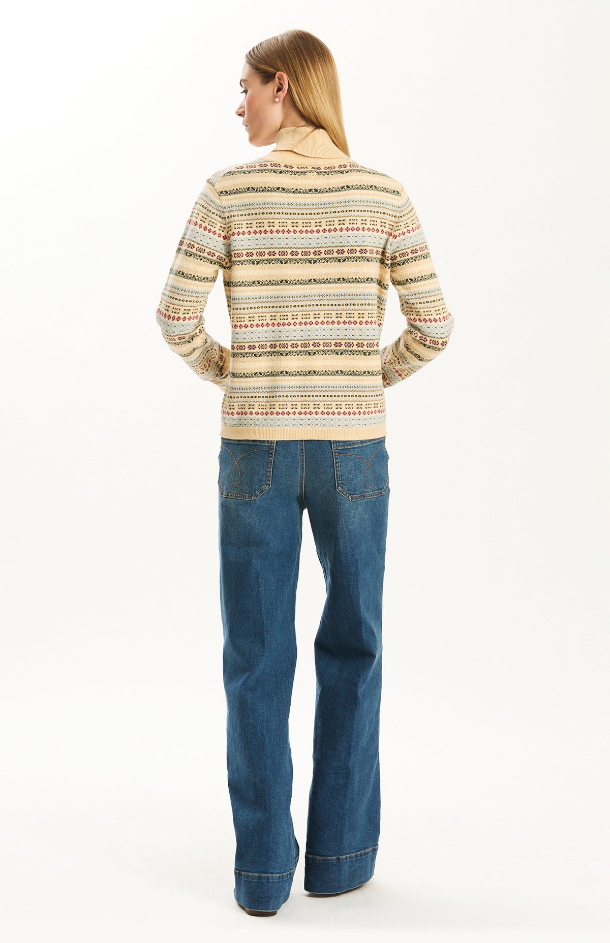 Jen Fair Isle Turtleneck Sweater