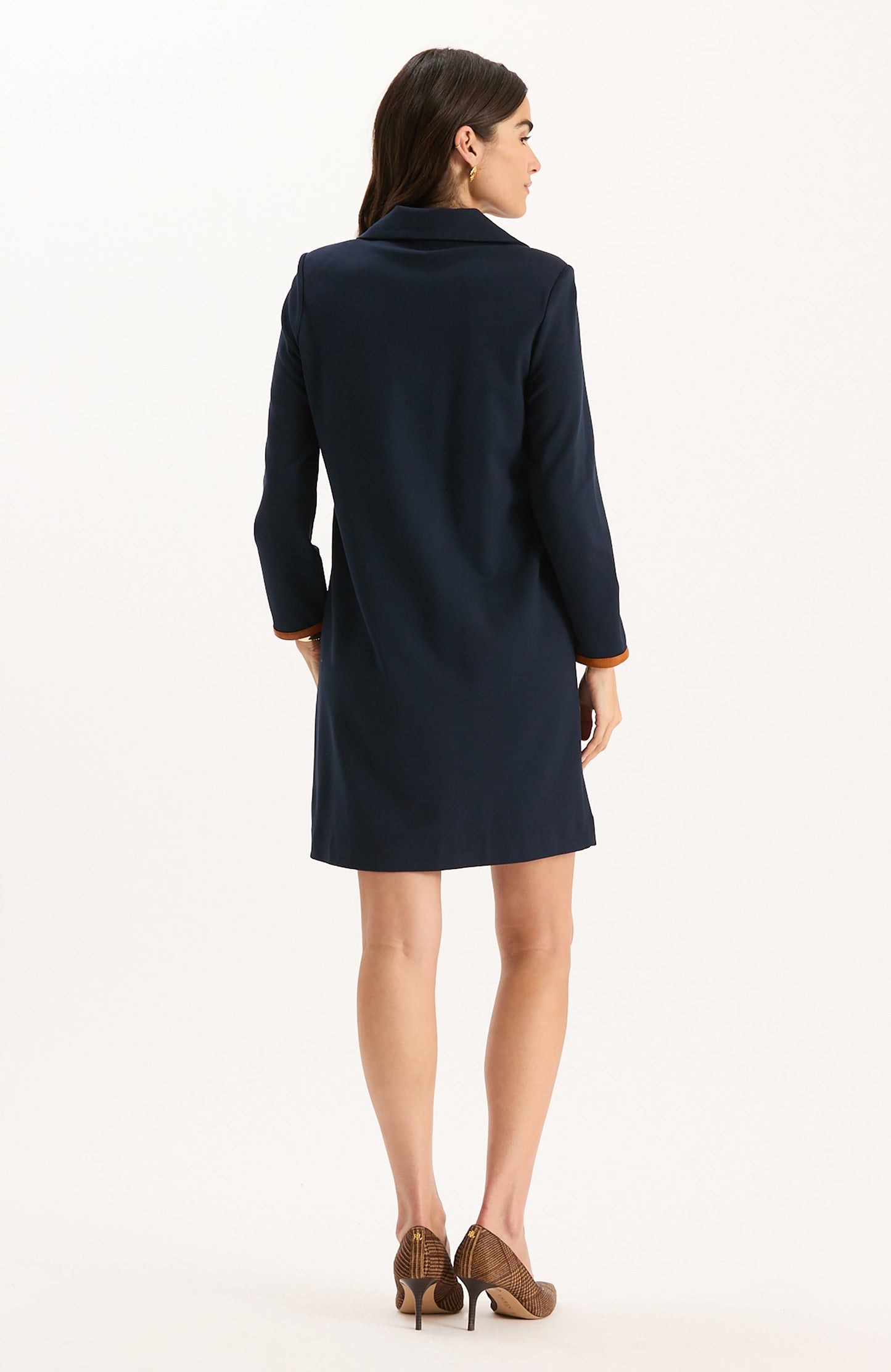 Helena Ponte Trimmed Dress