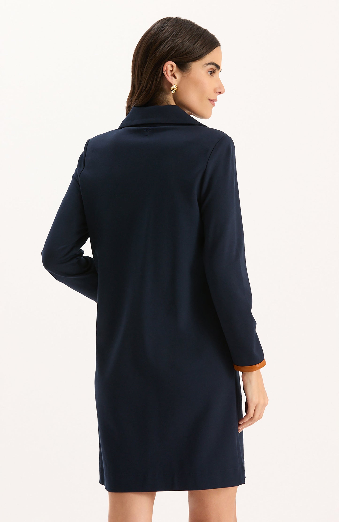 Helena Ponte Trimmed Dress