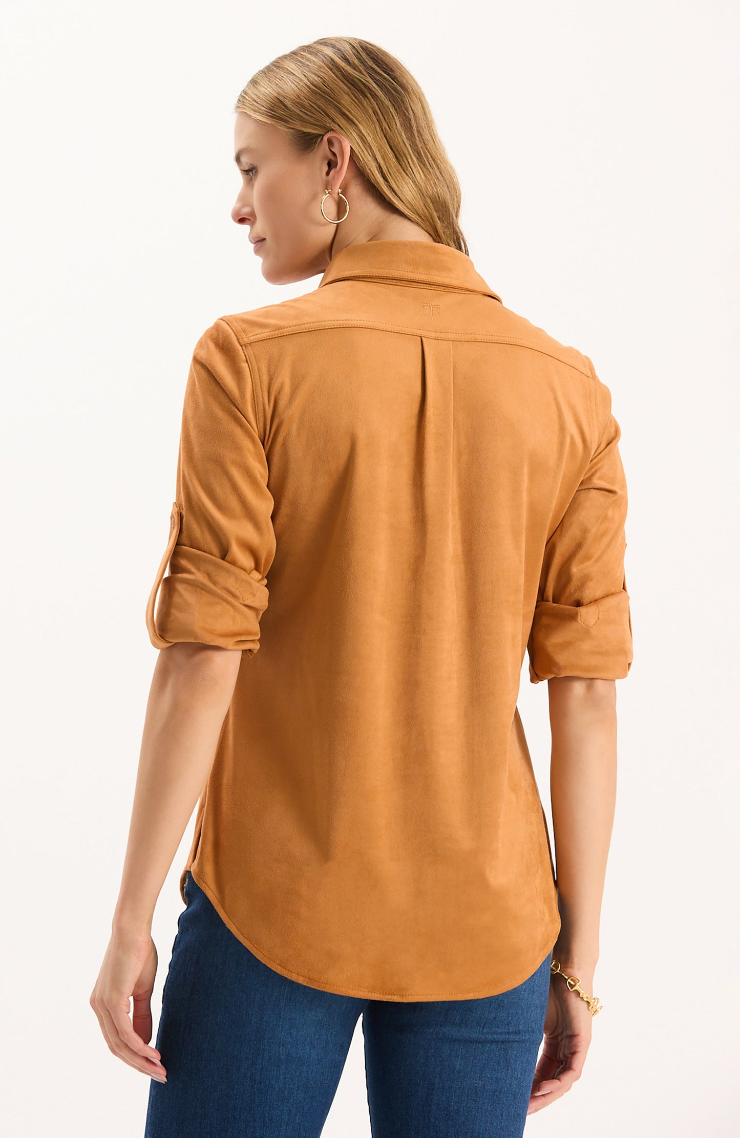 Addison Faux Suede Shirt