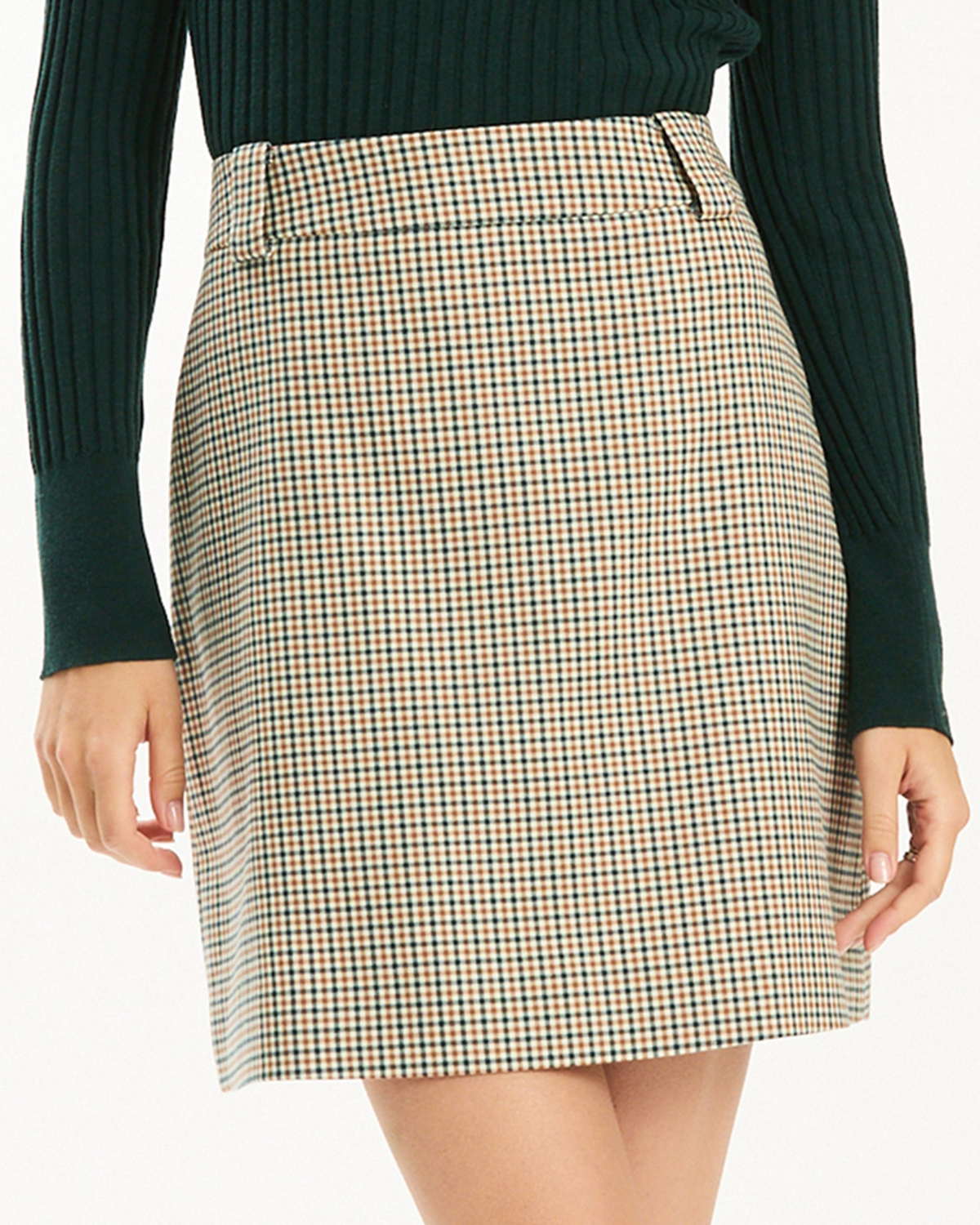 Twiggy Check Skirt