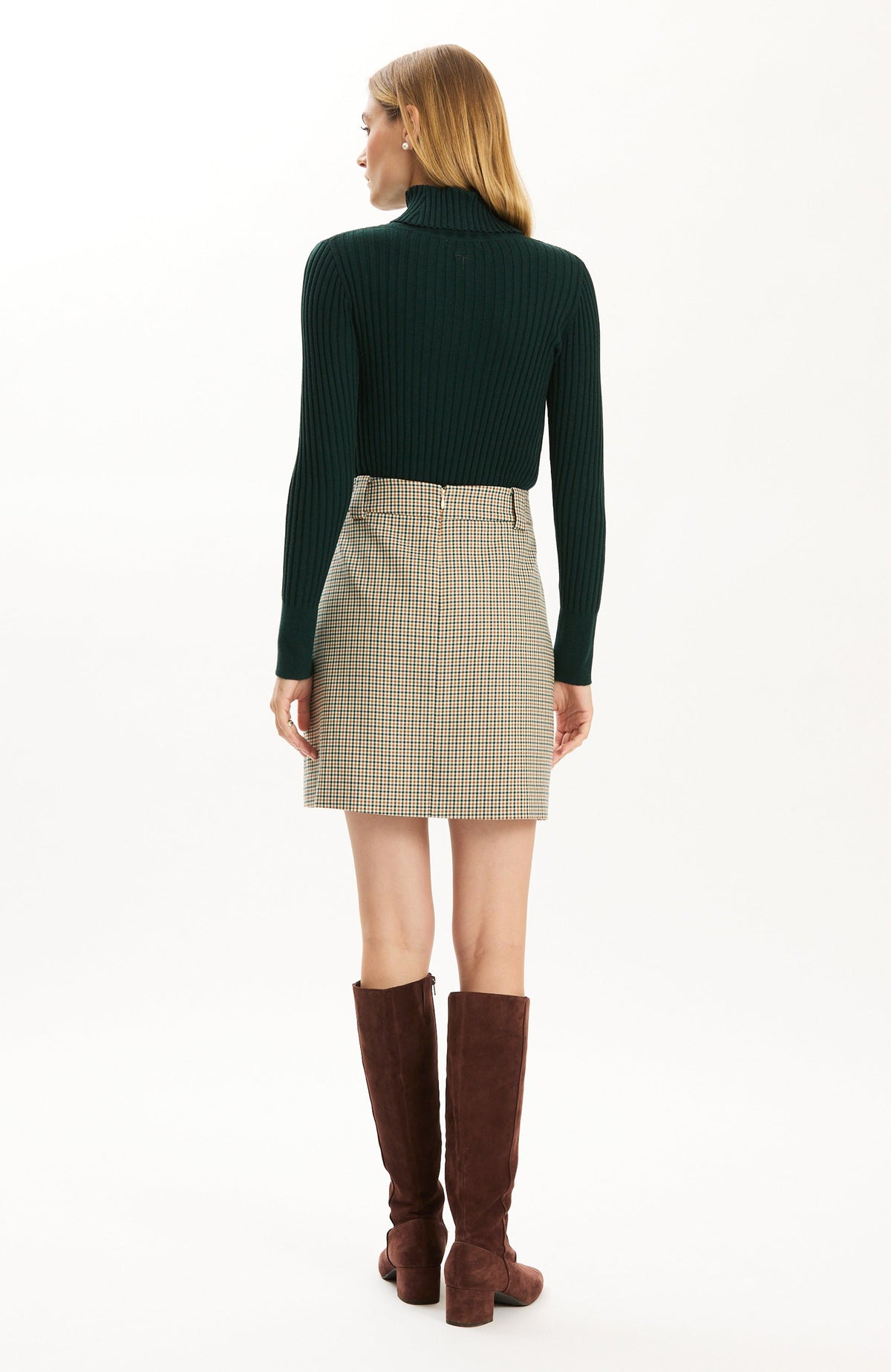 Twiggy Check Skirt