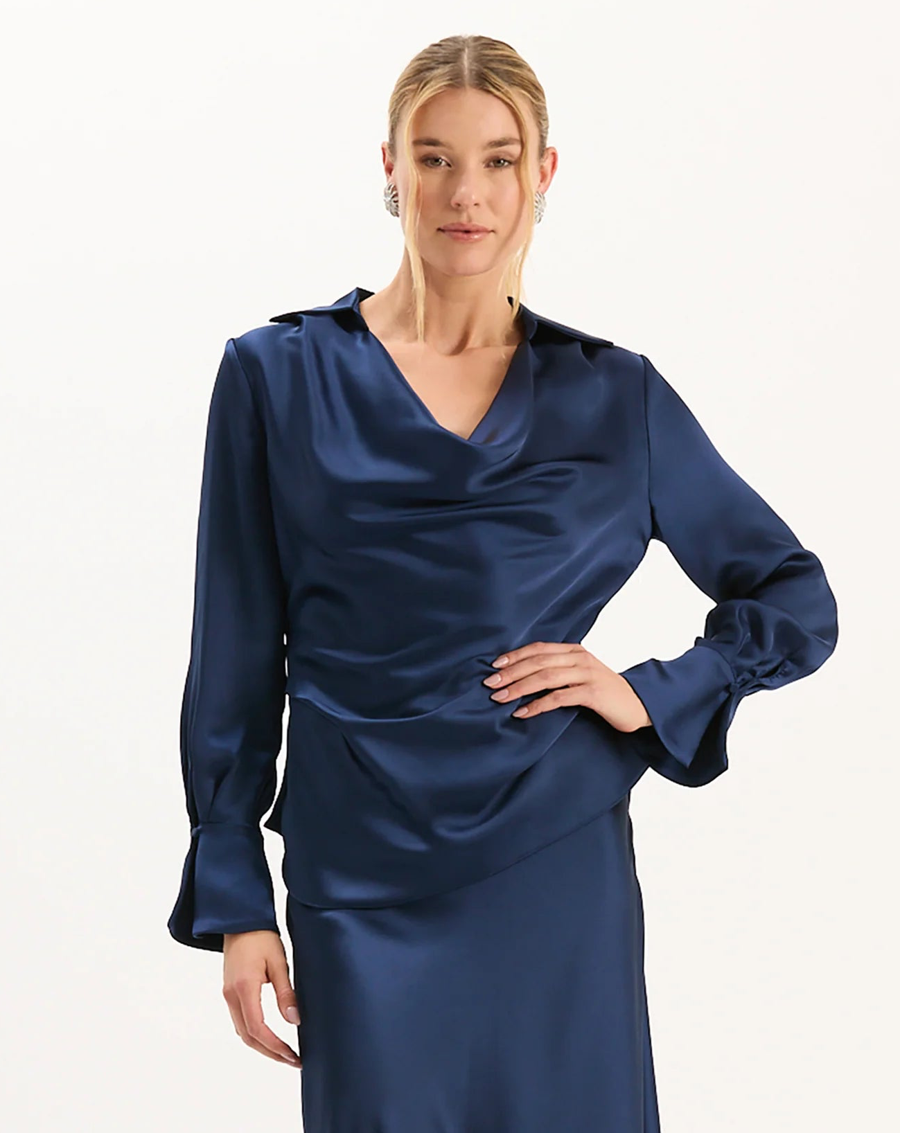 Astrid Charmeuse Blouse