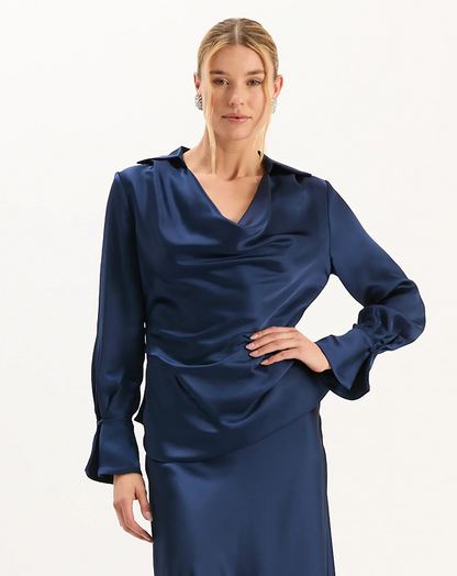 Astrid Charmeuse Blouse