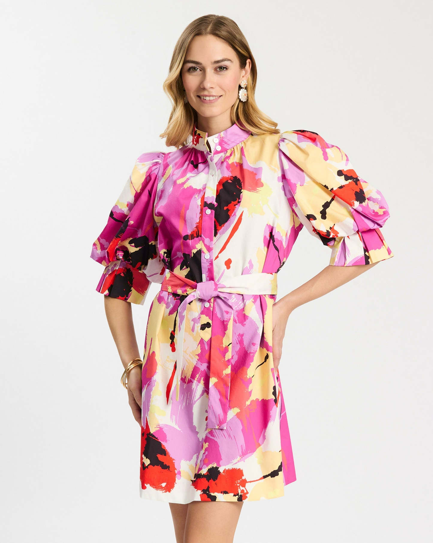 Lydia Paint Splash Dress