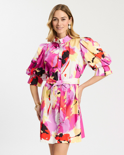 Lydia Paint Splash Dress