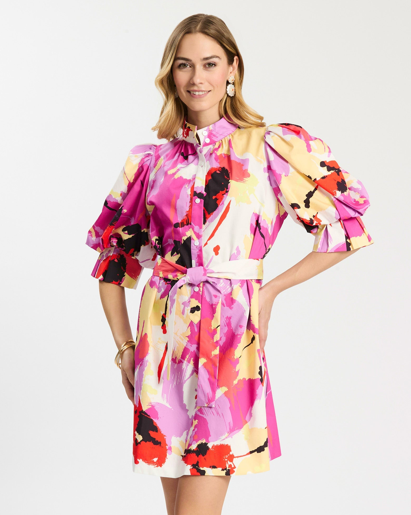 Lydia Paint Splash Dress