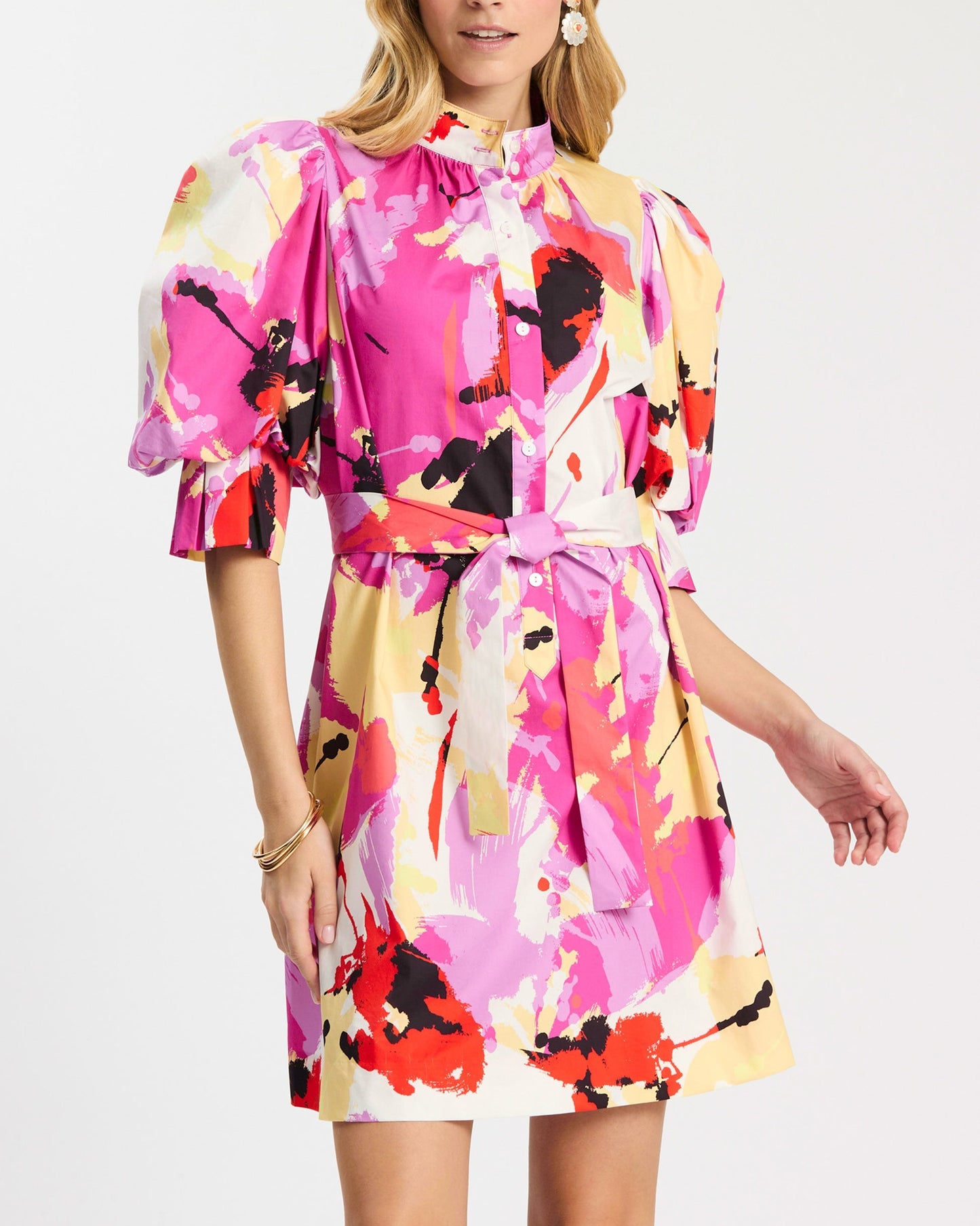 Lydia Paint Splash Dress
