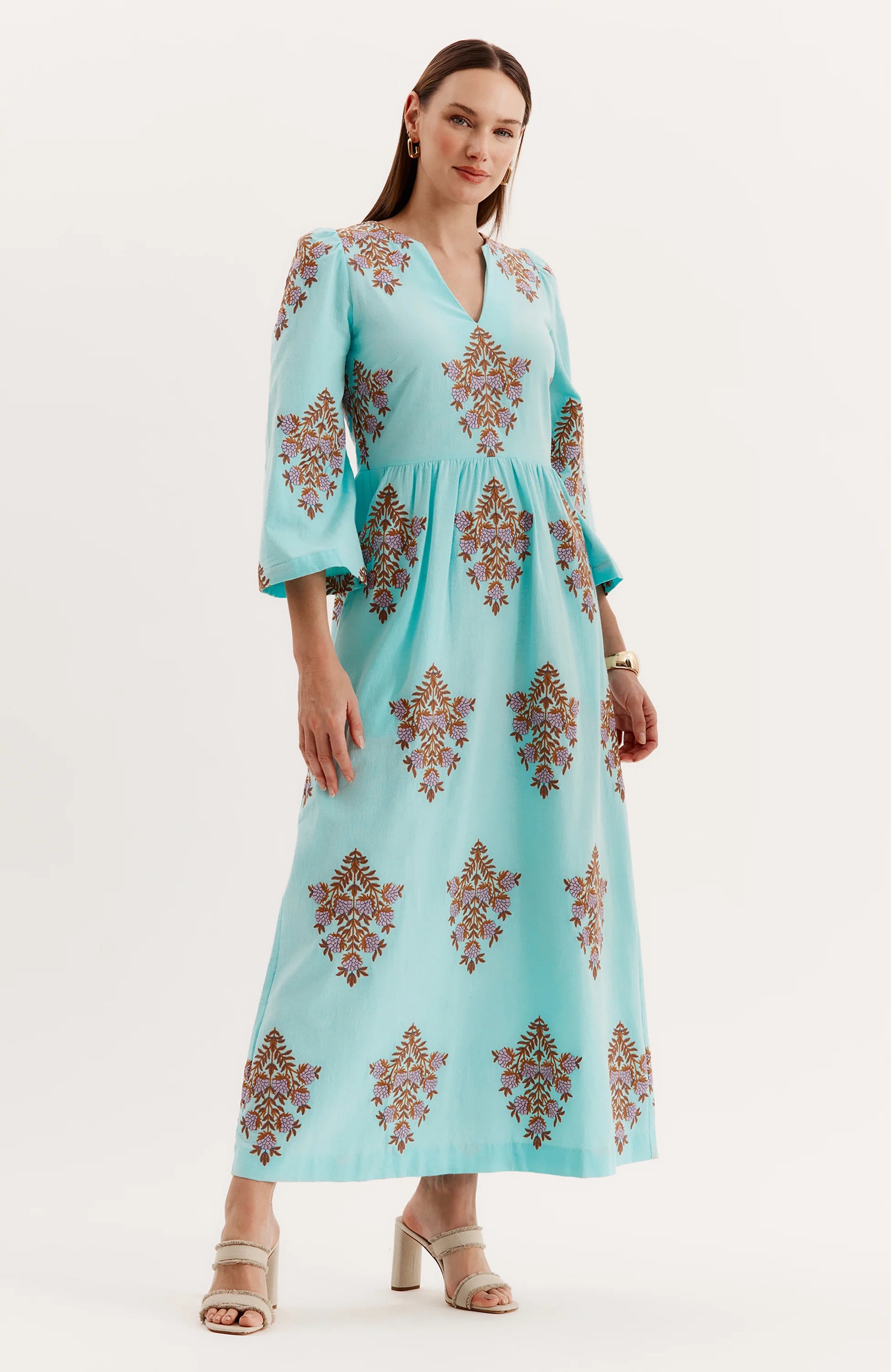 Lana Embroidered Maxi Dress Hill Country Outfitters Lana Embroidered Maxi Dress Hill Country Outfitters