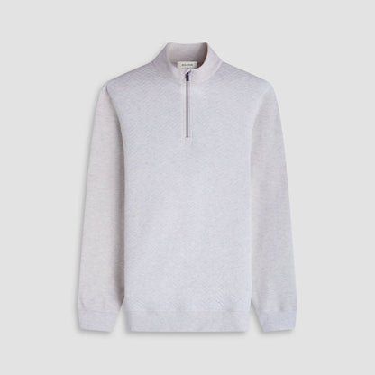 Chevron Melange 1/4 Zip Pullover