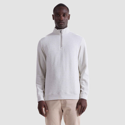 Chevron Melange 1/4 Zip Pullover