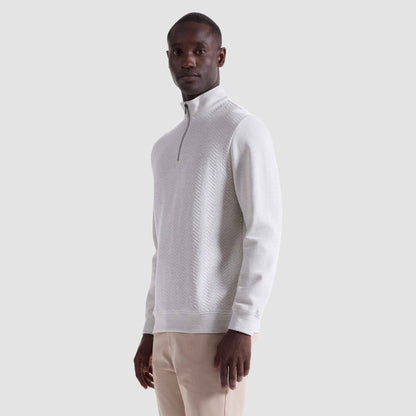 Chevron Melange 1/4 Zip Pullover