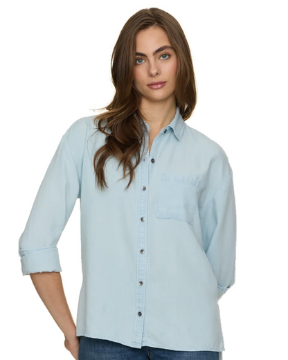Miriah BF Hi-Low Button Down Shirt