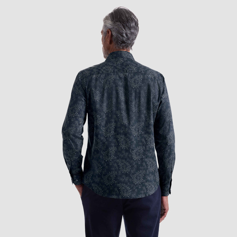 L/S Axel Woven Shaped - Navy