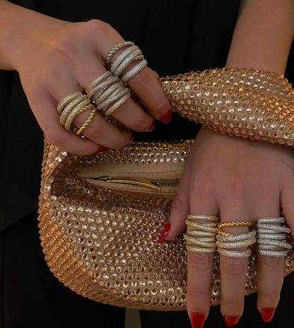 Bling Hattie Bag Gold