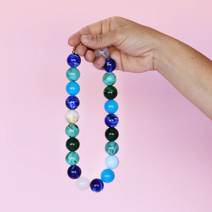 Sea Glass Bead Necklace