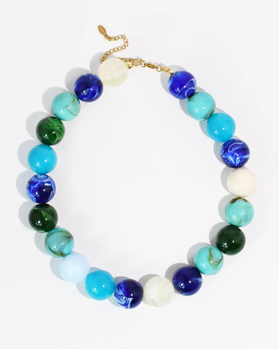 Sea Glass Bead Necklace