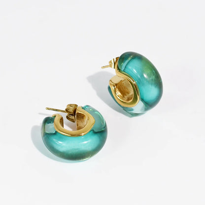 Candy Teal Hoop