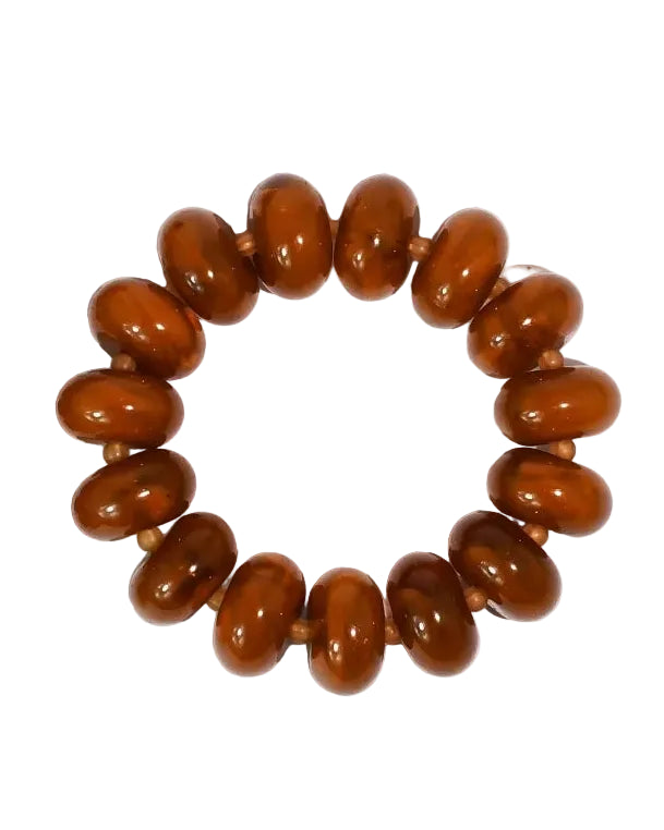 Sugar Bead Bracelet by TREASURE JEWELS with glossy rounded beads