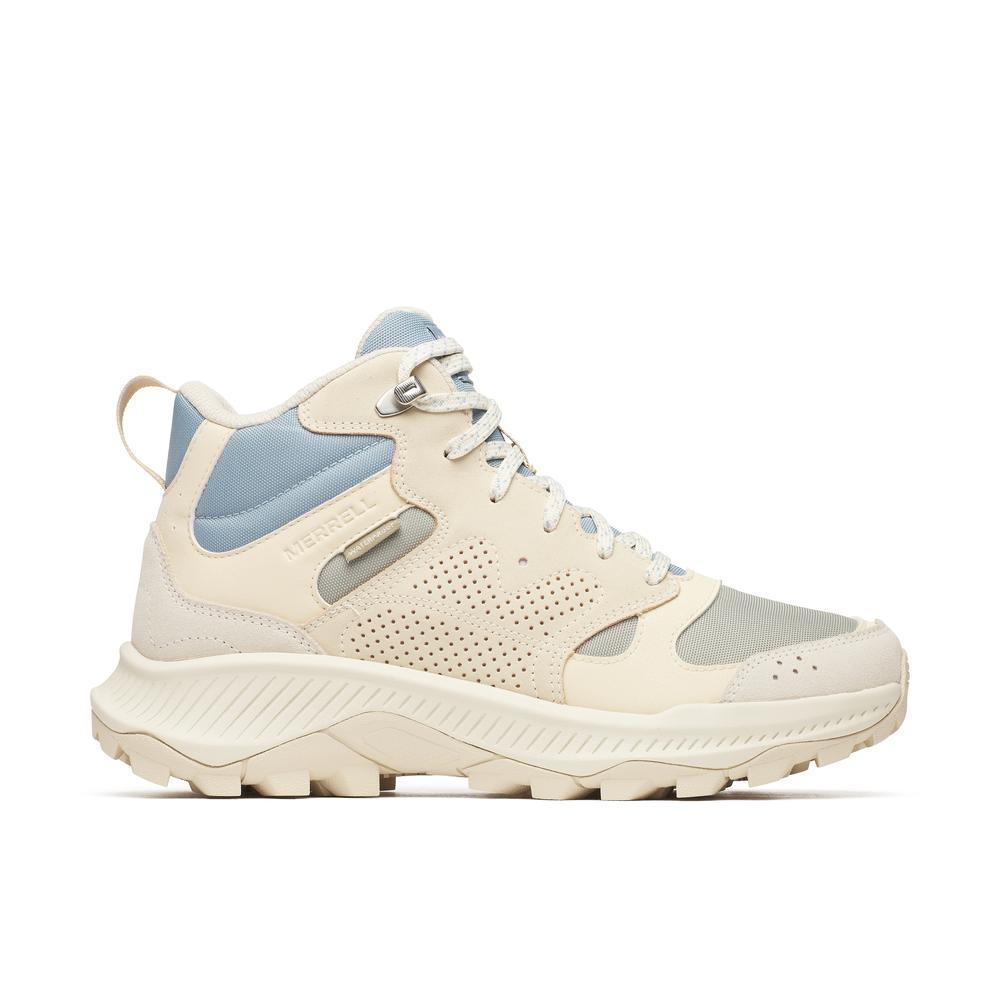 Tempo Sol Mid WP W - Talc beige MERRELL women's hiking shoe with waterproof suede HCO Fredericksburg