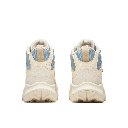 Tempo Sol Mid WP W - Talc MERRELL women's hiking shoe in beige with blue accents HCO Fredericksburg