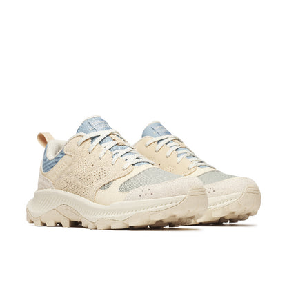 Tempo Sol W - Talc hiking shoe in beige with suede and recycled mesh by MERRELL, Women's Shoes HCO