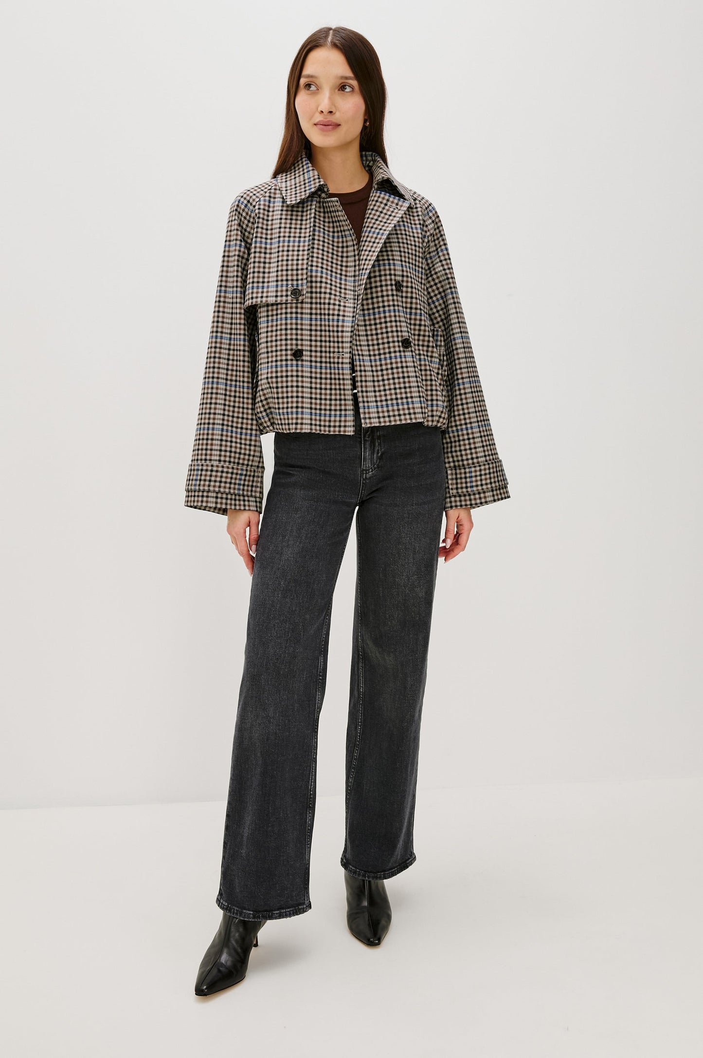 Jett Jacket - Mocha Check