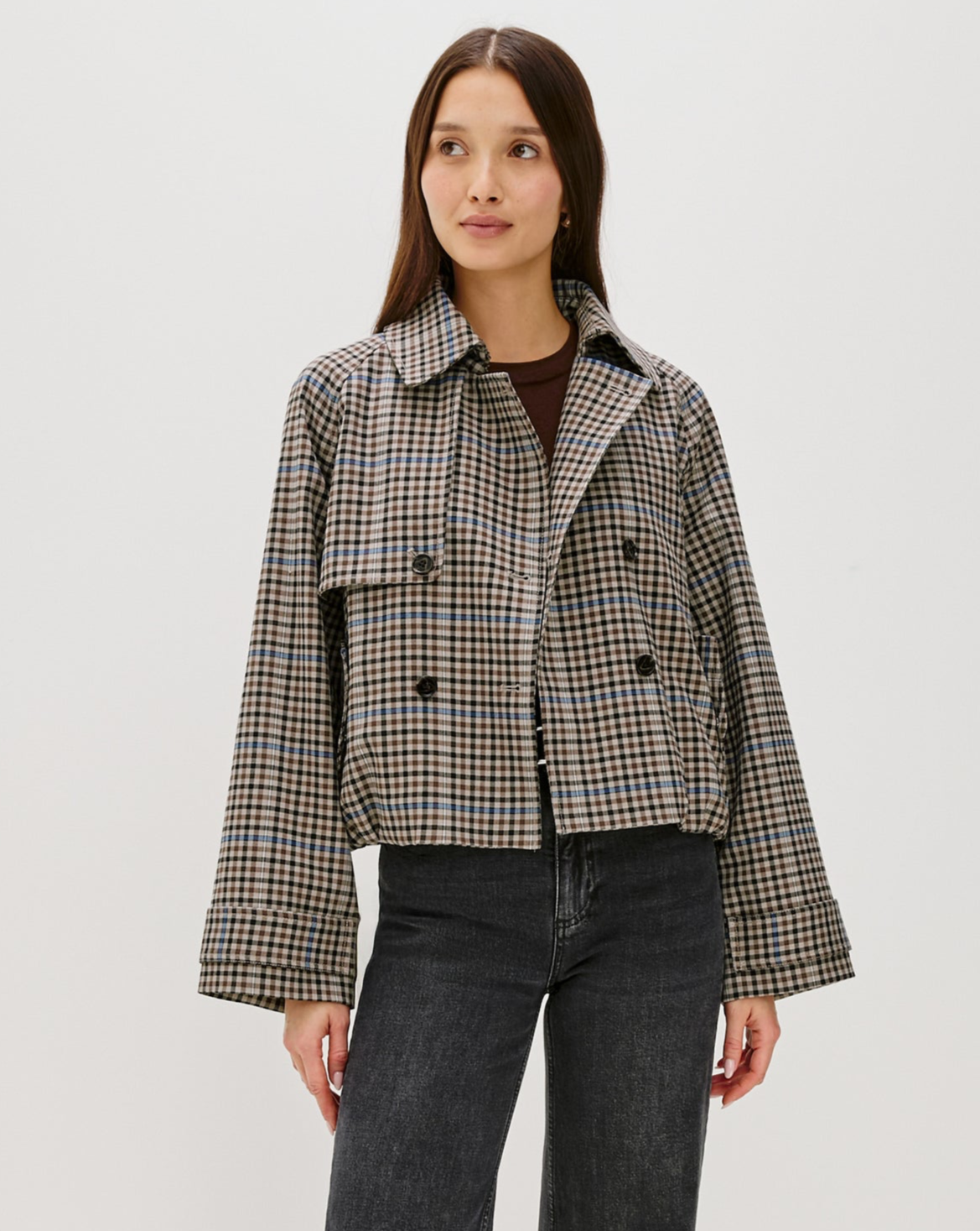Jett Jacket - Mocha Check