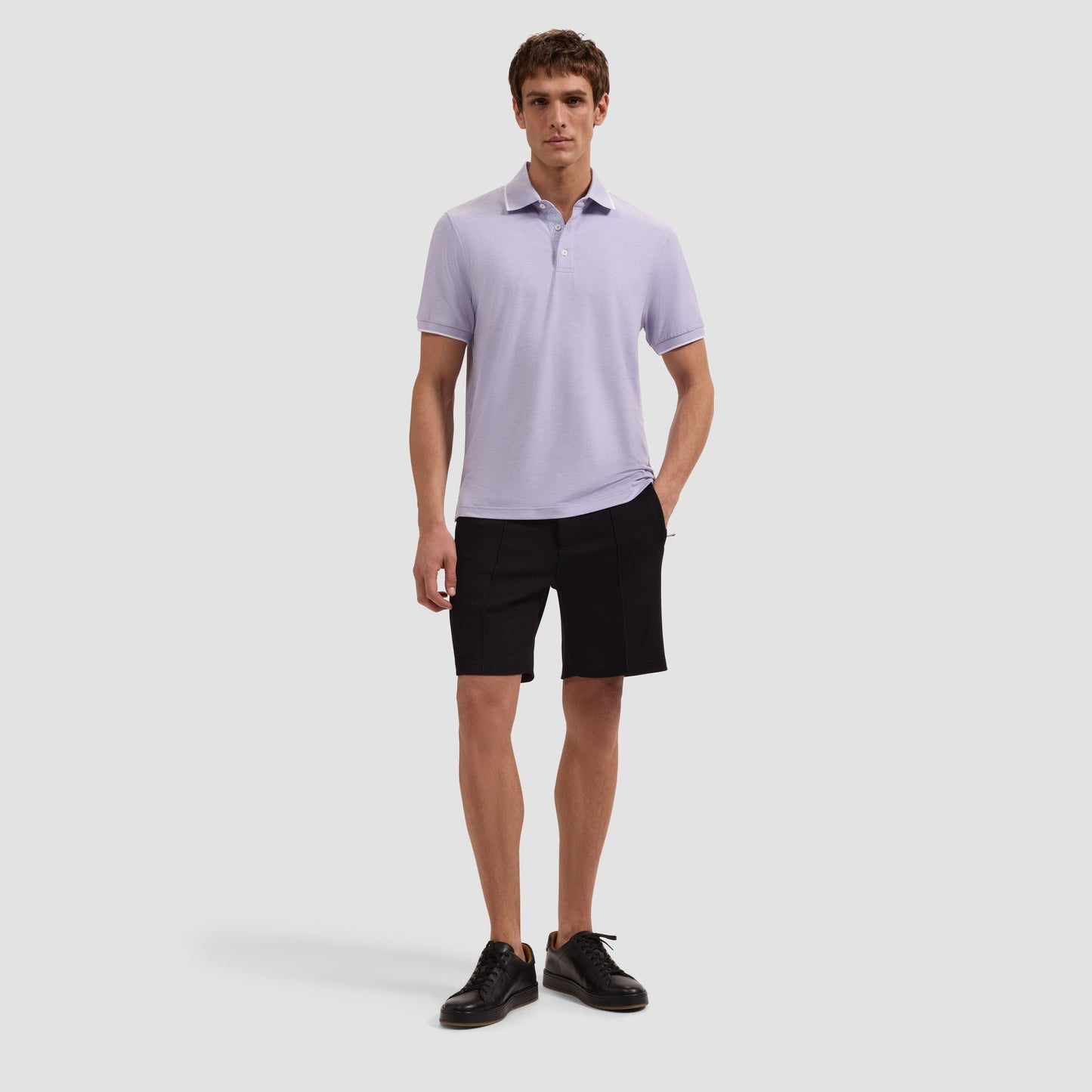 SS 3 Btn Performance Polo - Lavender