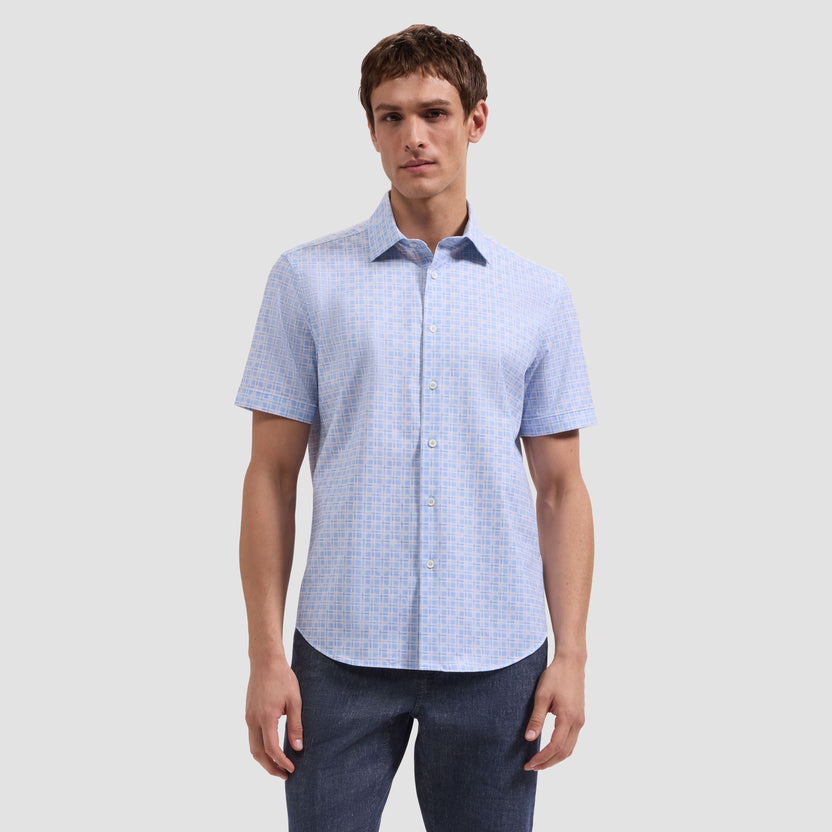 Ooohcotton Miles SS Shirt - Air Blue