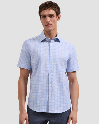 Ooohcotton Miles SS Shirt - Air Blue