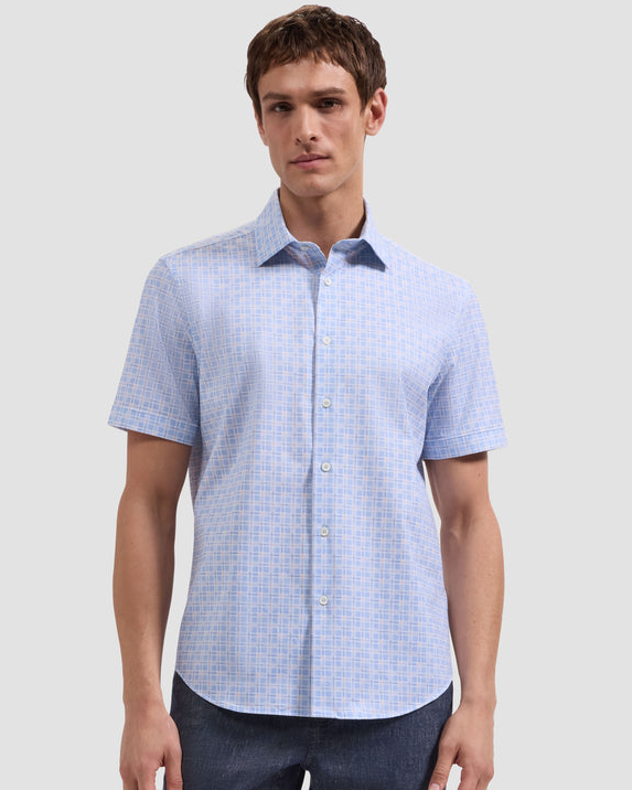 Ooohcotton Miles SS Shirt - Air Blue