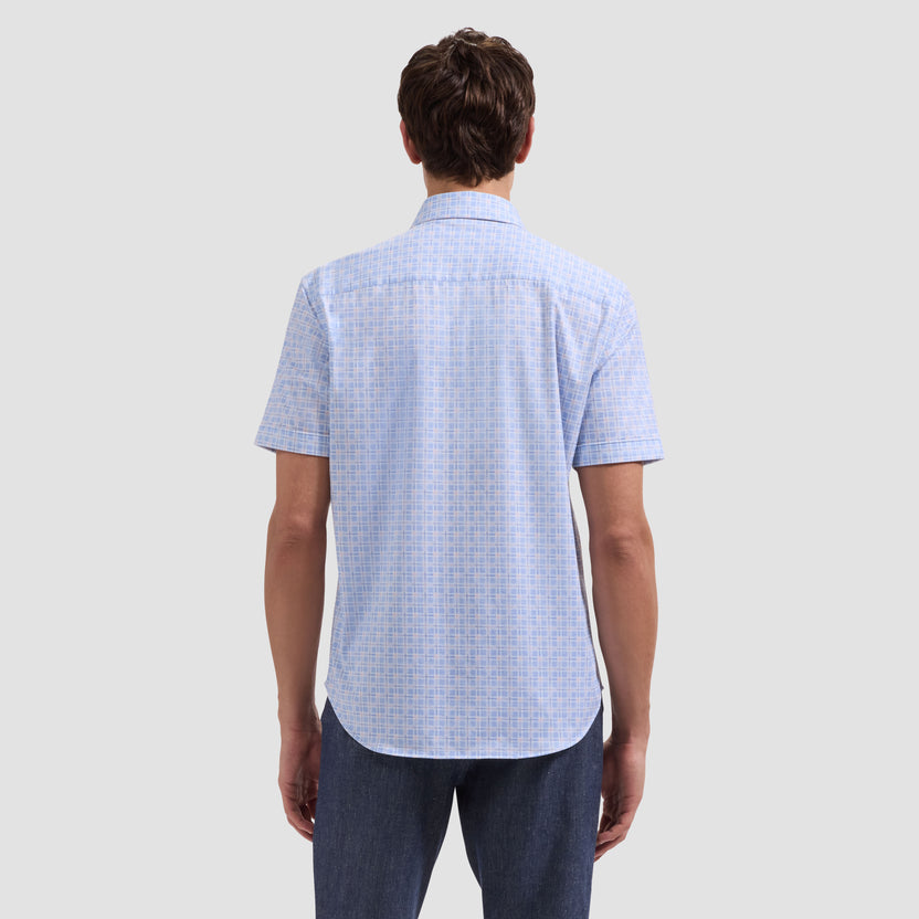 Ooohcotton Miles SS Shirt - Air Blue