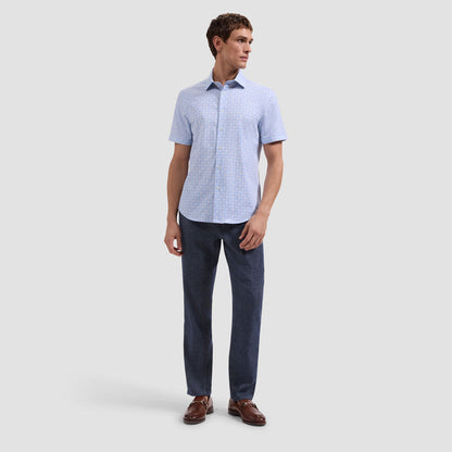 Ooohcotton Miles SS Shirt - Air Blue
