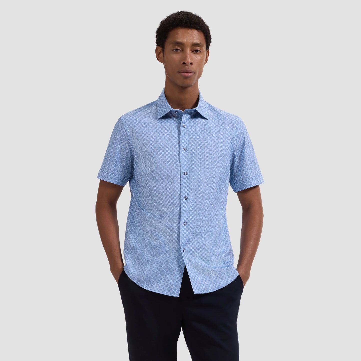 Miles OoohCotton® Geometric Short-Sleeve Shirt