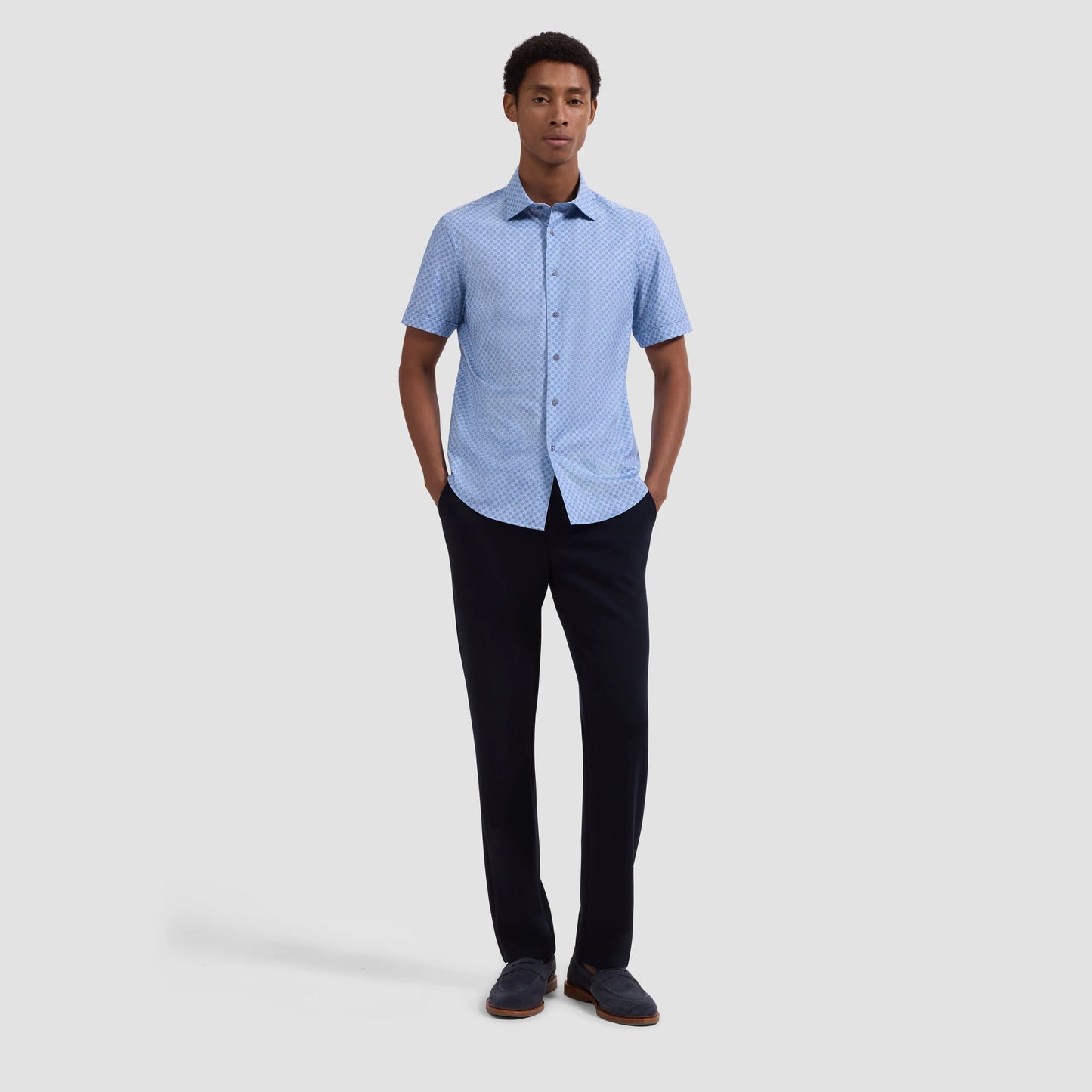 Miles OoohCotton® Geometric Short-Sleeve Shirt