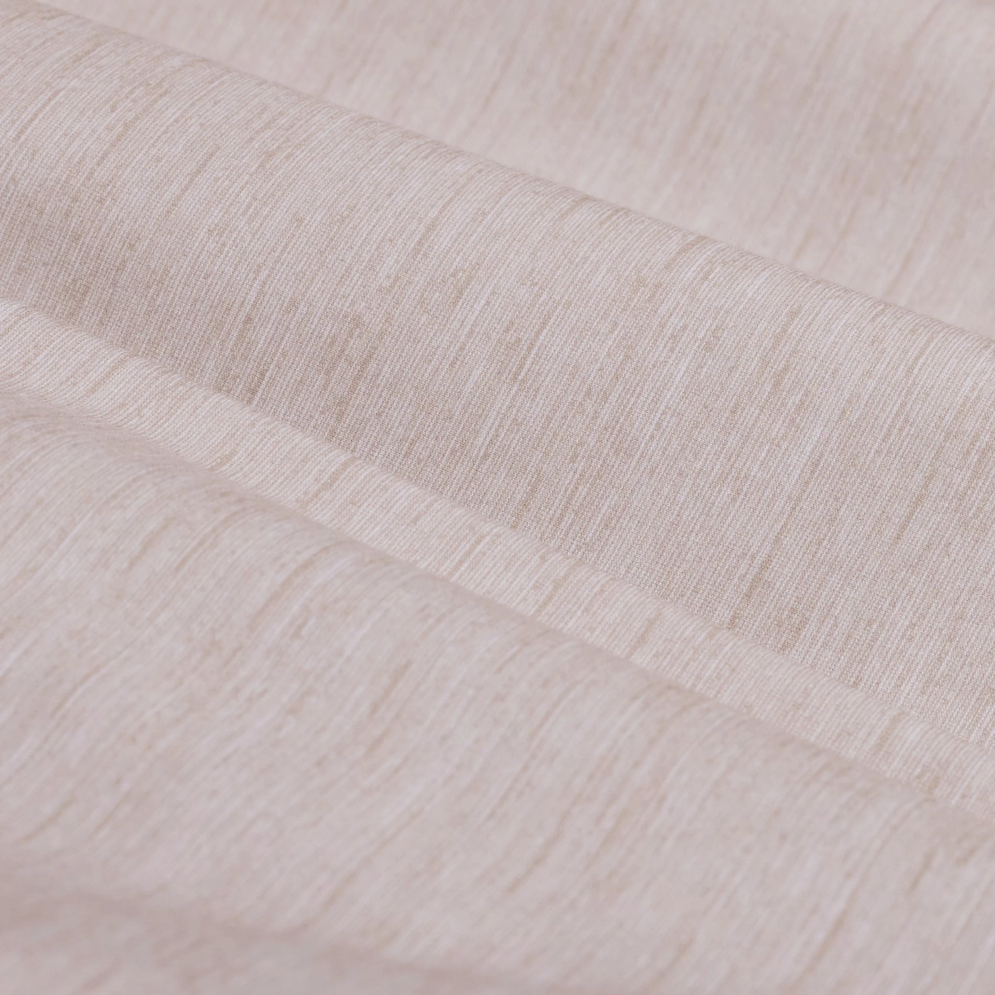 Miles OoohCotton® Melange Short-Sleeve Shirt - Sand fabric detail in breathable beige by BUGATCHI