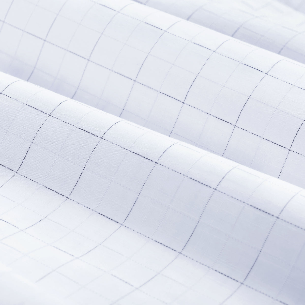 Axel Windowpane Shirt - White, premium stretch cotton fabric with subtle check by BUGATCHI