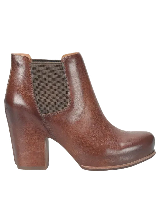 Shirome brown and black women's ankle boot by KORKEASE, curated Fredericksburg boutique style