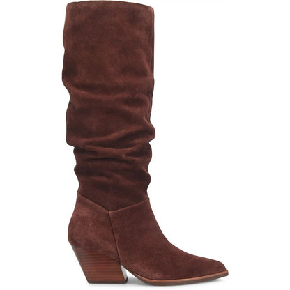 Darlene - Burgundy Suede
