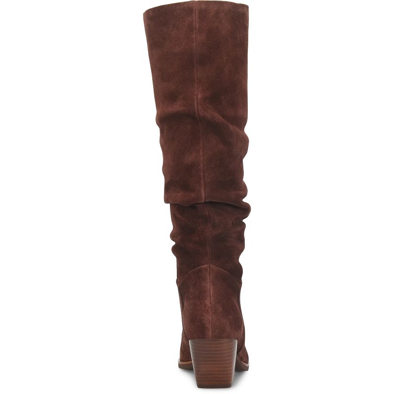 Darlene - Burgundy Suede