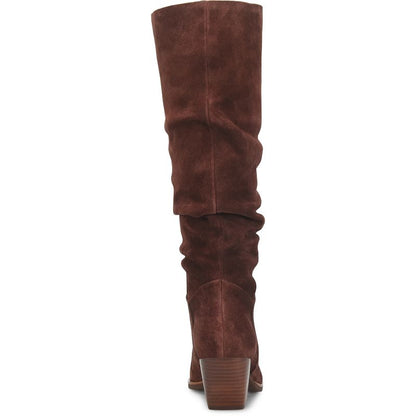 Darlene - Burgundy Suede